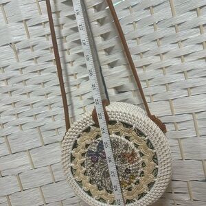 Bali Cream and Brown Woven Bag